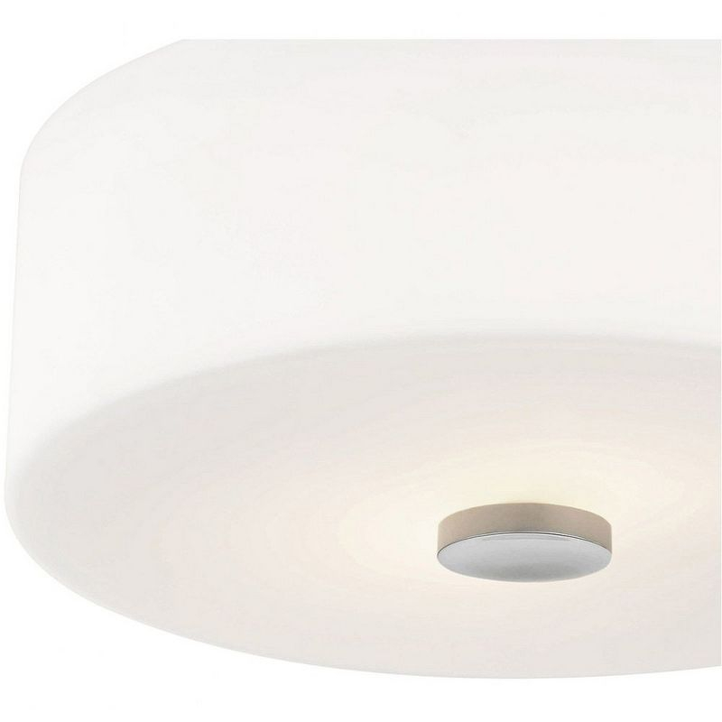 Mitzi Sophie 3 - Light Flush Mount in  Polished Nickel Opal Acid-Etched Shade