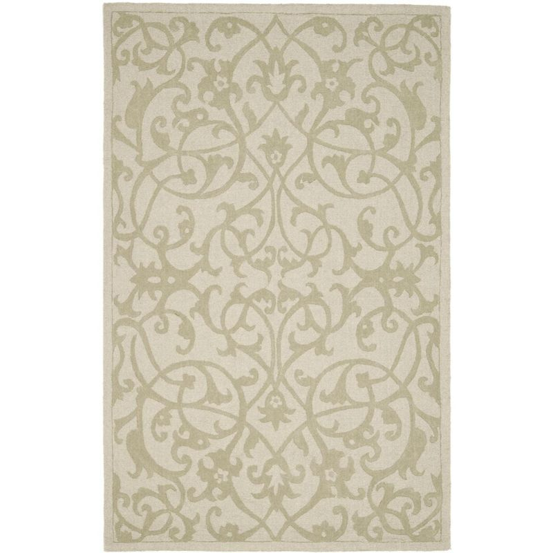 Impressions IM341 Hand Loomed Area Rug - Sage - 6'x9' - Safavieh.