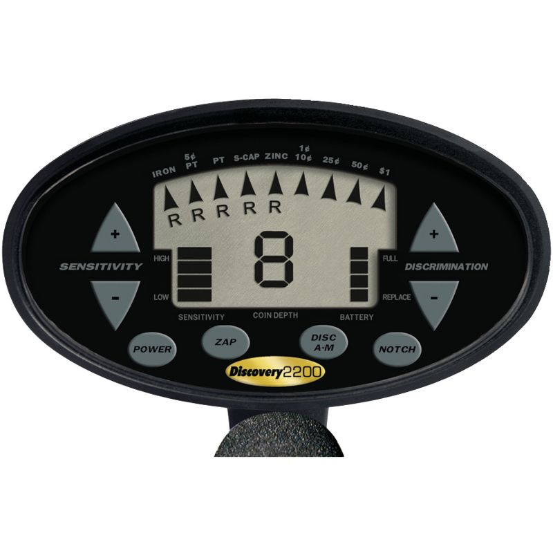 Bounty Hunter® Discovery® 2200 Metal Detector in Black