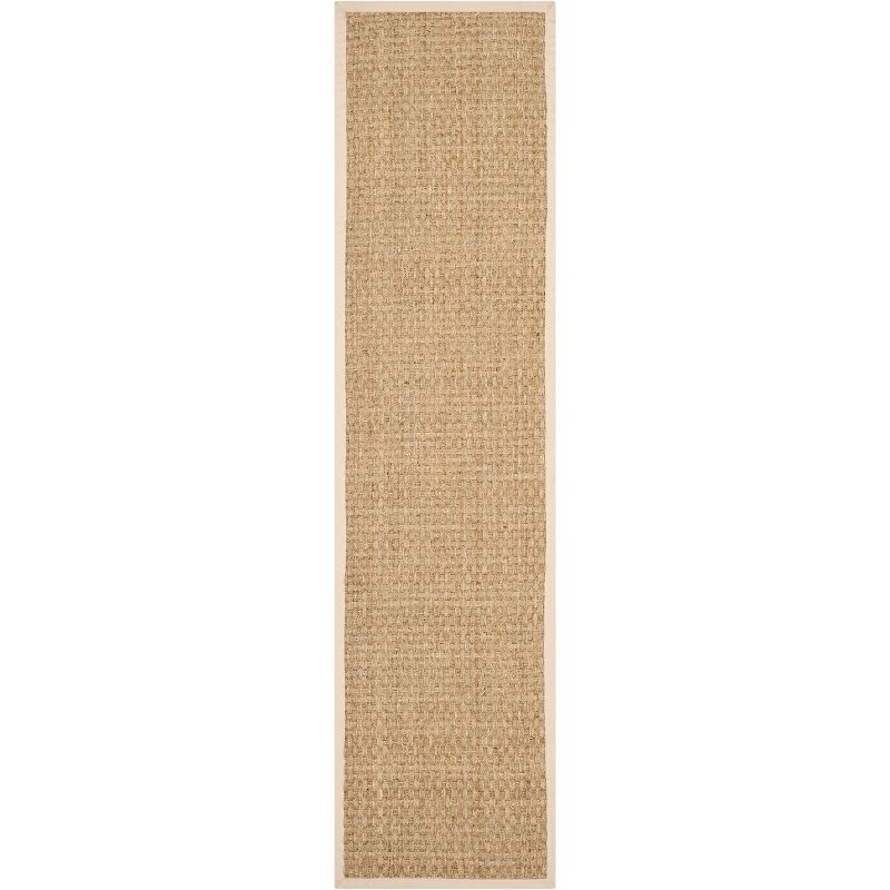 Natural Fiber NF114 Power Loomed Runner Rug - Natural/Beige - 2'6"x22' - Safavieh.