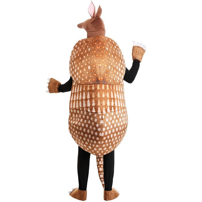 HalloweenCostumes.com Small Adult Armadillo Costume, Black/Brown/Brown