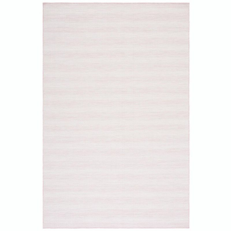 Hampton HTN231 Power Loomed Indoor/Outdoor Area Rug - Light Pink - 5'1"x7'6" - Safavieh.