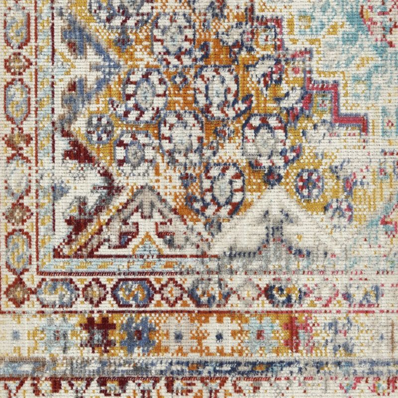 Nourison Vintage Kashan VKA09 Indoor only Area Rug - Multicolor 4' x 6'