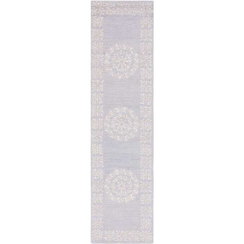 Empire EM826 Hand Tufted Runner Rug - Grey/Green - 2'3"x9' - Safavieh.
