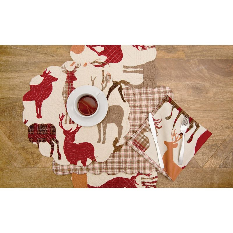 Loon Peak® Plourde Cotton Animals/Nature Rectangle Placemat (Set of 6)