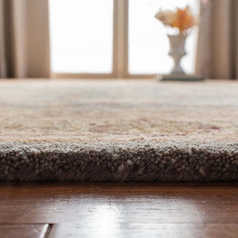 Anatolia AN549 Hand Tufted Indoor Accent Rug - Teal Blue/Taupe - 2'x3' - Safavieh