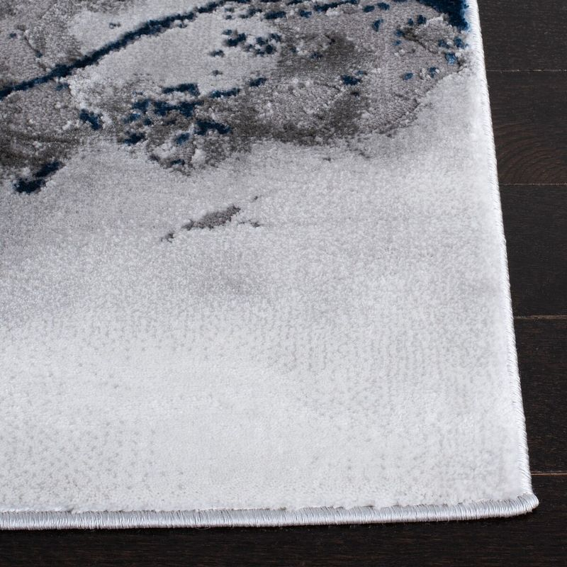 Craft CFT877 Loomed Indoor Area Rug - Ivory Grey/Blue - 4'x4' - Safavieh