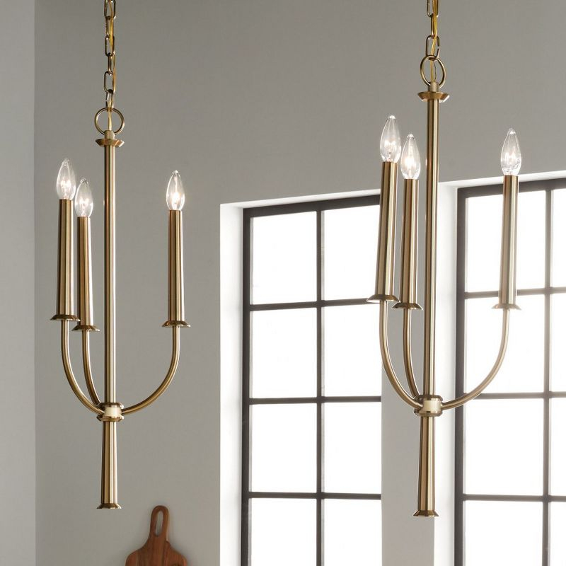 Kichler Lighting Florence 3 - Light Chandelier in  Brushed Natural Brass