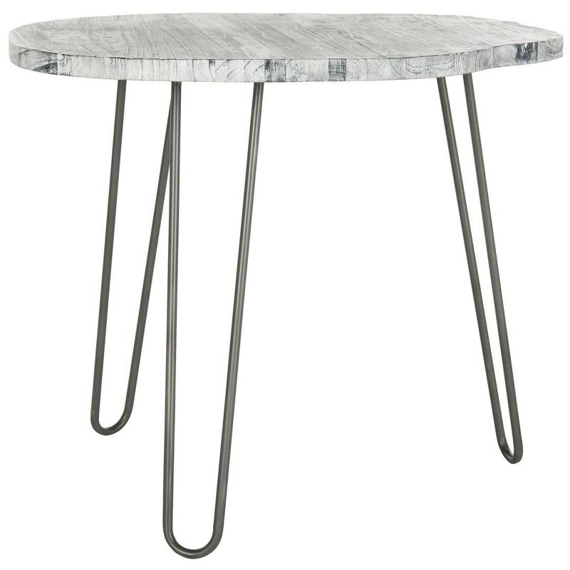 Mindy Dining Table - Grey/White Wash - Safavieh
