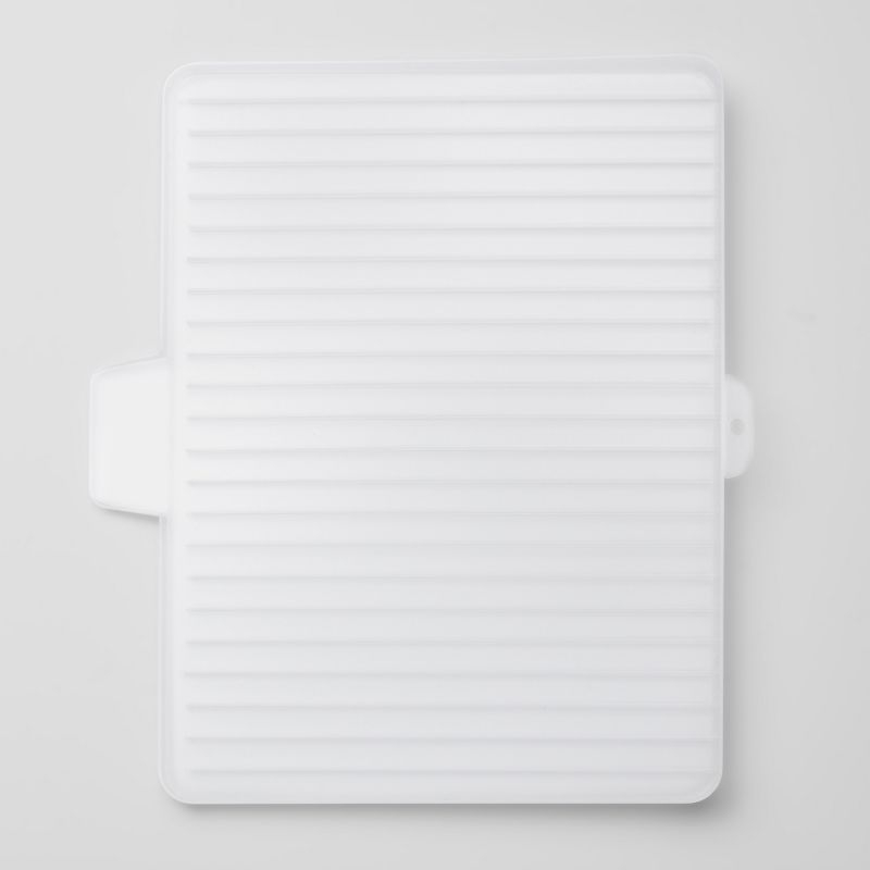 Dish Drying Rack Drainboard Clear - Brightroom™: Freestanding Plastic Dish Drainer & Strainer, 18"x15.8"