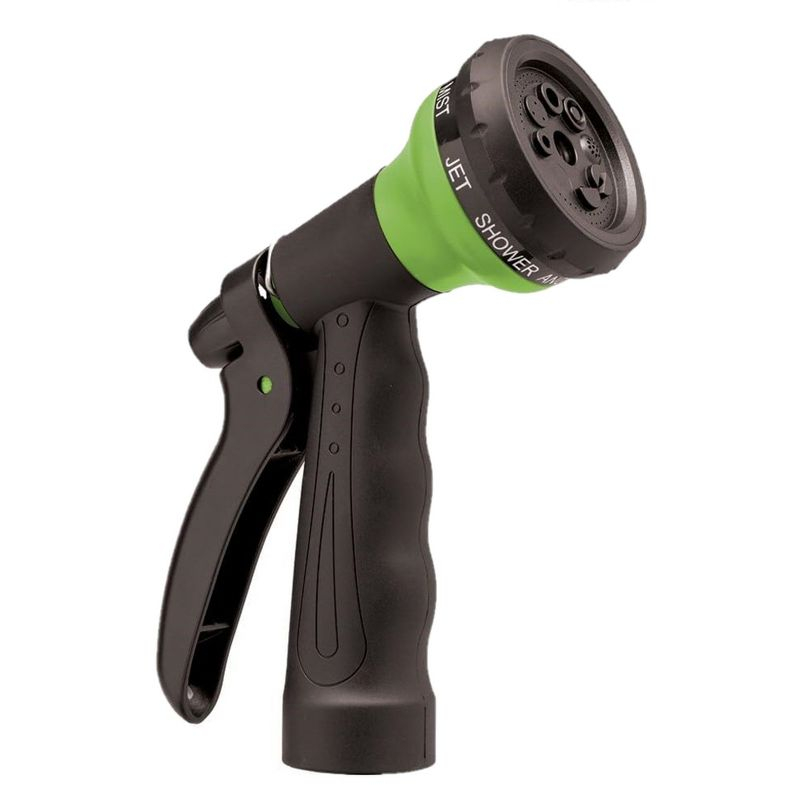 Orbit Coil Garden Hose with Nozzle, Green, 25ft