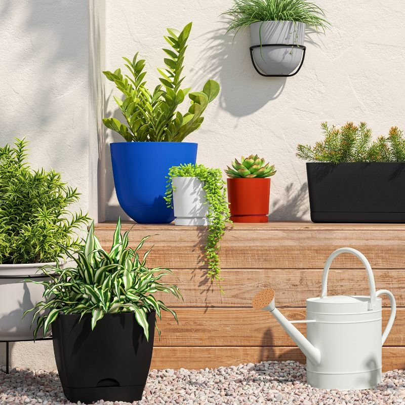 2gal Galvanized Sheet in New Powder Coated Finish Steel Watering Can Ivory - Threshold™