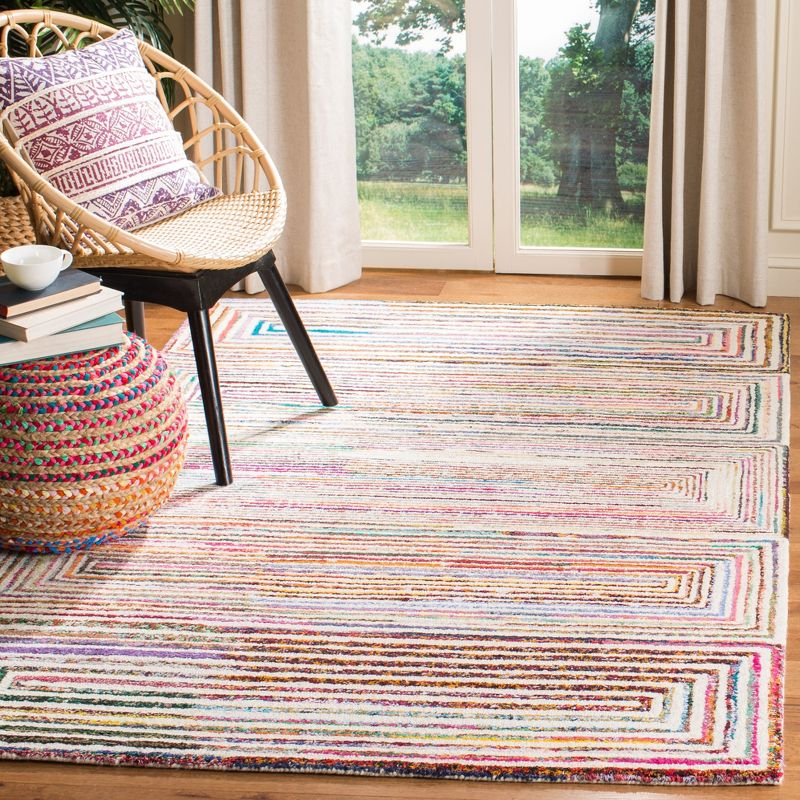 Nantucket NAN604 Hand Tufted Area Rug - Ivory - 3'x5' - Safavieh.