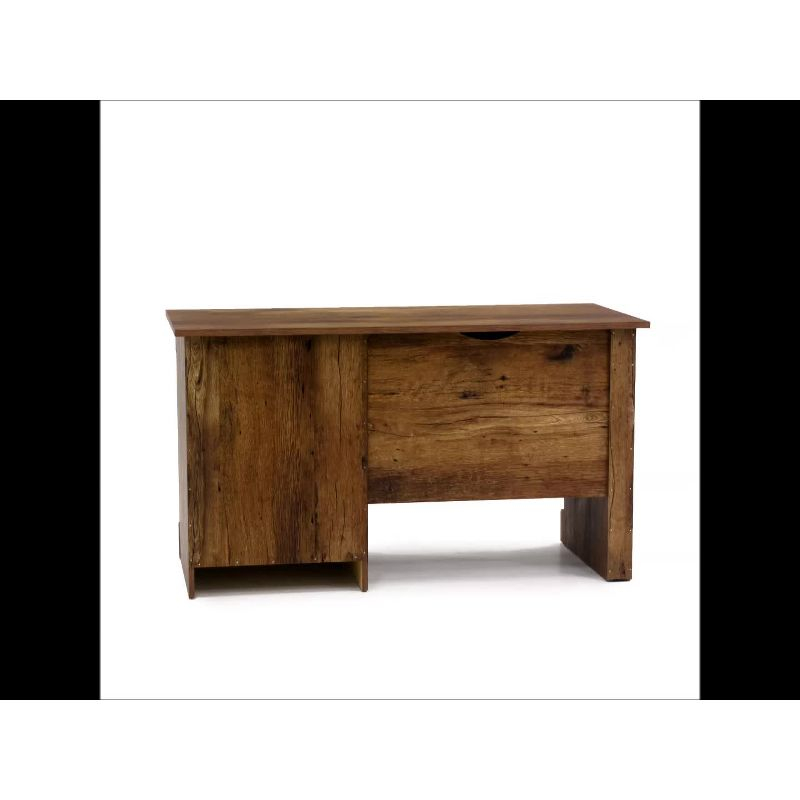 Palladia Computer Desk Vintage Oak Finish - Sauder: Executive, Metal Runners, Particle Board Frame