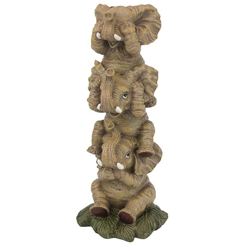Design Toscano The Hear-No, See-No, Speak-No Evil Elephants: Medium, Set of Two