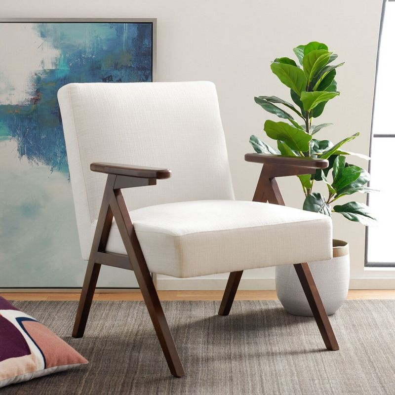 Emyr Arm Chair - ACH4007 - White - Safavieh