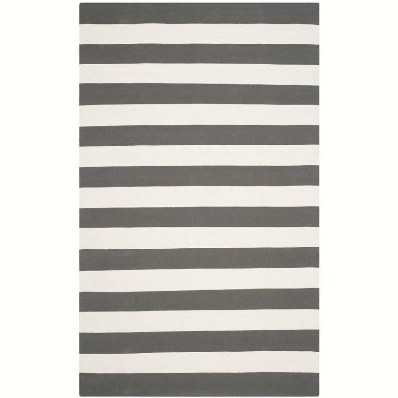 Montauk MTK712 Hand Woven Indoor Area Rug - Grey/Ivory - 6'x9' - Safavieh