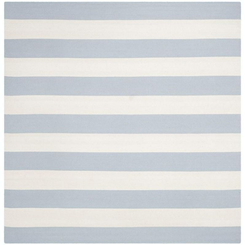Montauk MTK712 Hand Woven Indoor Area Rug - Sky Blue/Ivory - 6'x6' - Safavieh.