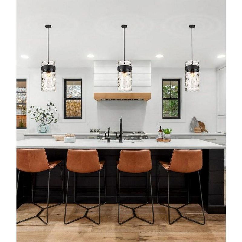 Z-Lite Fontaine 4 - Light Pendant in  Matte Black