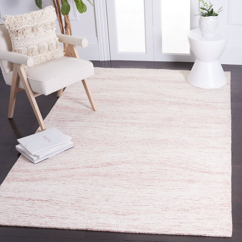 Metro MET995 Hand Tufted Indoor Area Rug - Pink/Ivory - 4'x6' - Safavieh