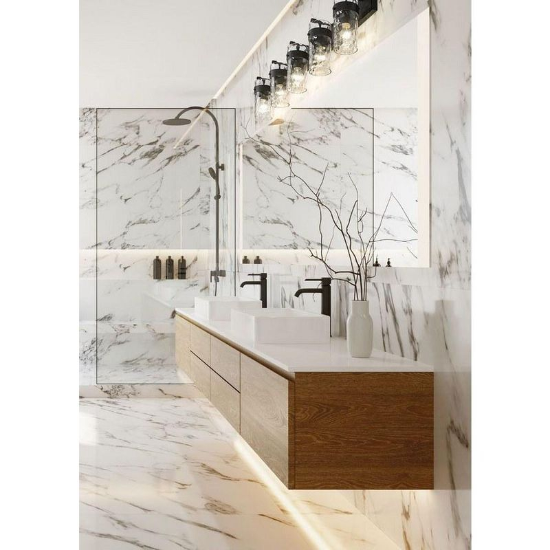Z-Lite Fontaine 5 - Light Vanity in  Matte Black
