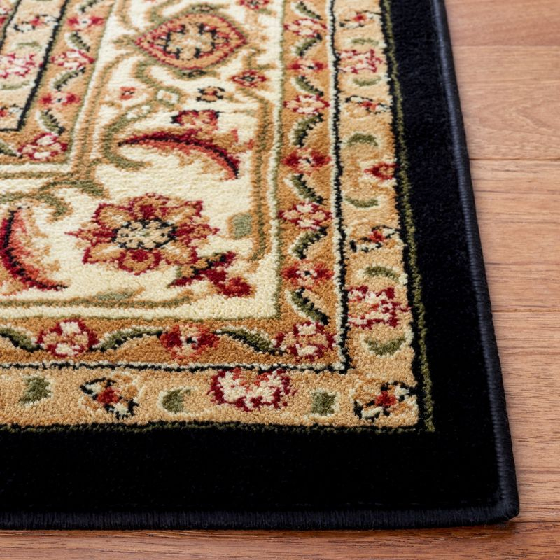 Lyndhurst LNH330 Power Loomed Area Rug - Black/Beige - 8'x10' - Safavieh.