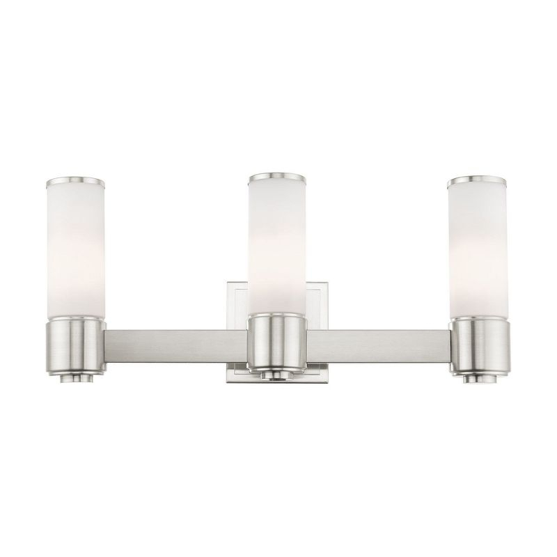 Livex Lighting Weston 3 - Light Vanity in  Brushed Nickel