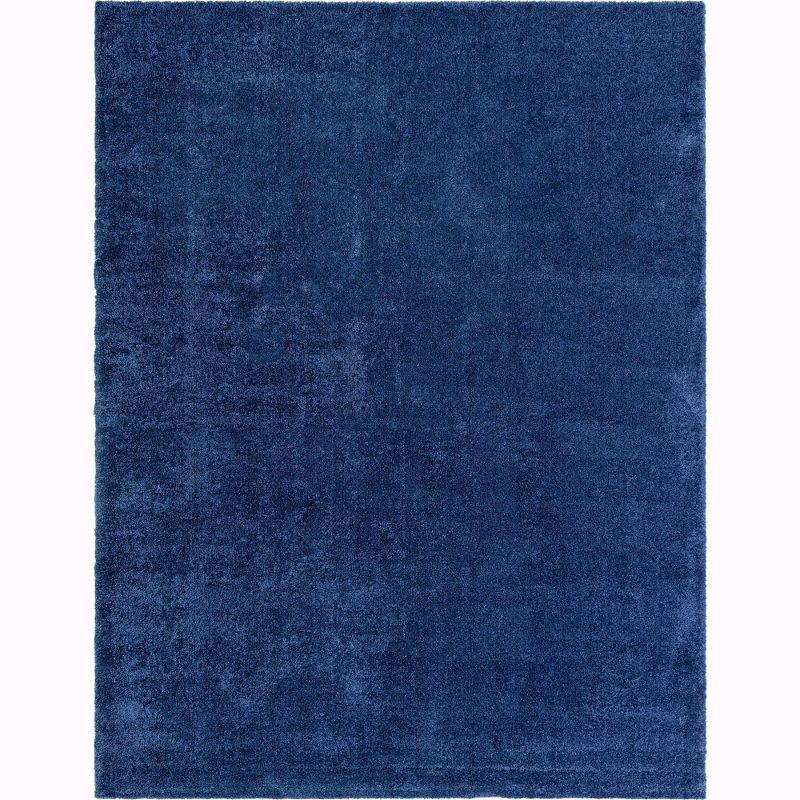 Unique Loom 10' 0 x 13' 0 Solo Calabasas Navy Blue Area Rug