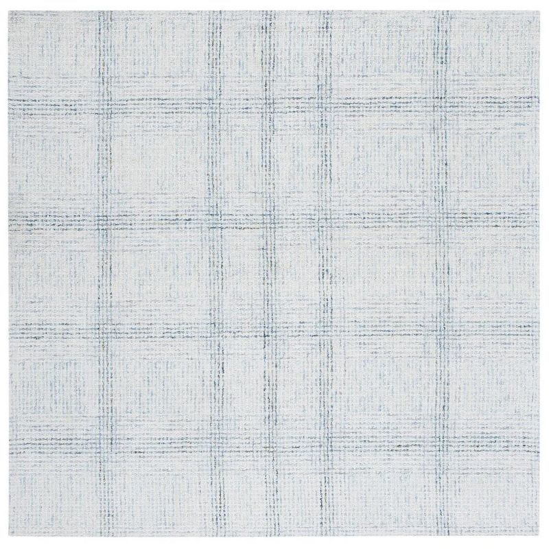 Abstract ABT657 Handmade Indoor Area Rug - Ivory/Gold - 6'x6' - Safavieh