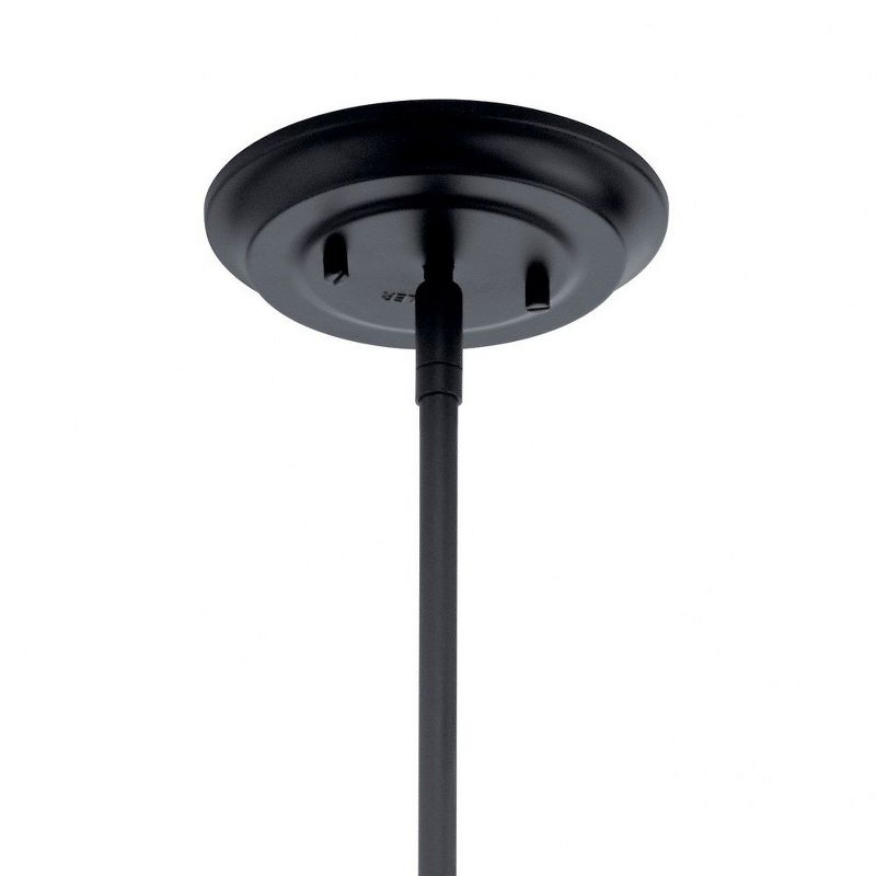 Kichler Lighting Elias 1 - Light Semi-Flush Mount in  Black