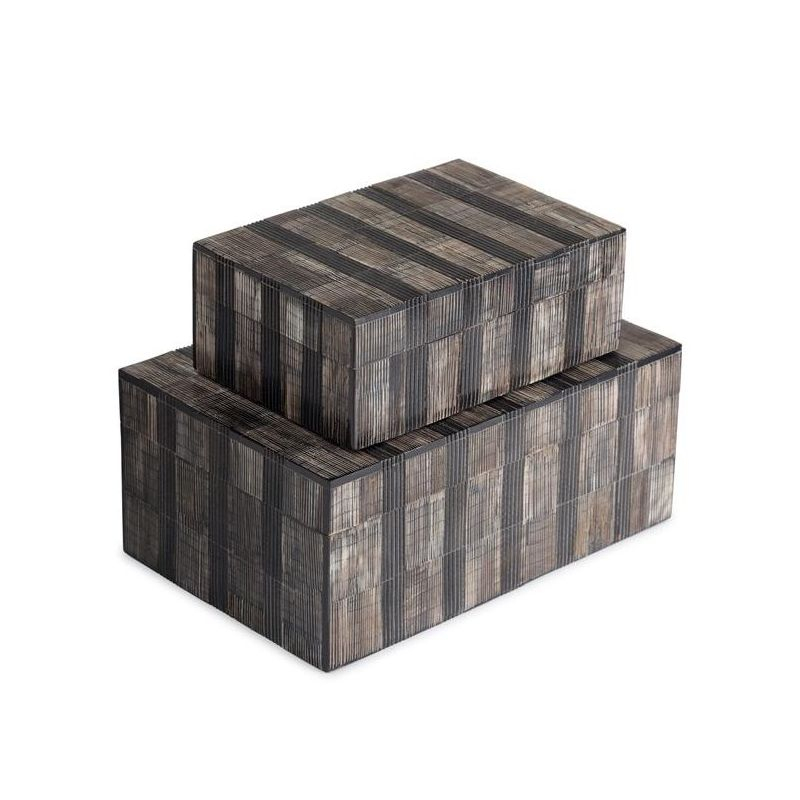 Madison Decorative Boxes, Set of 2