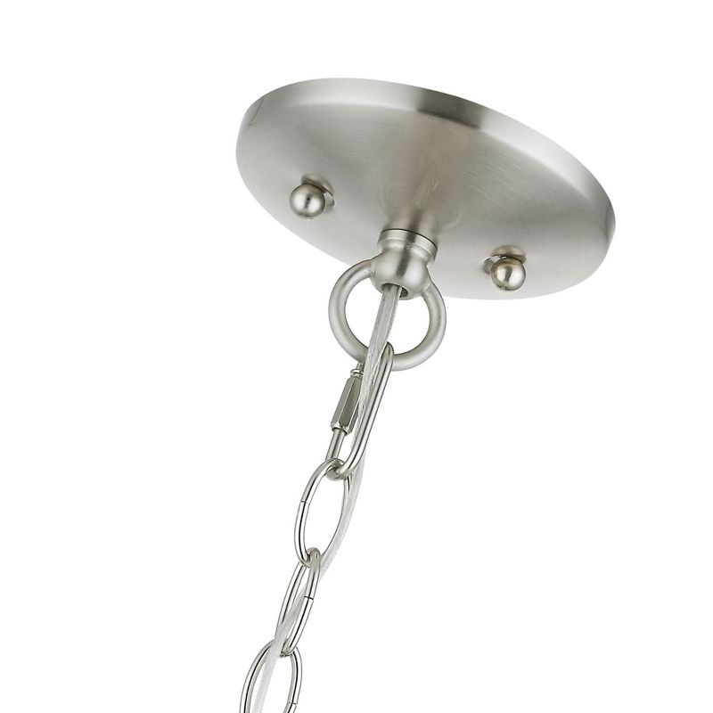 Livex Lighting Brookdale 5 - Light Pendant in  Brushed Nickel