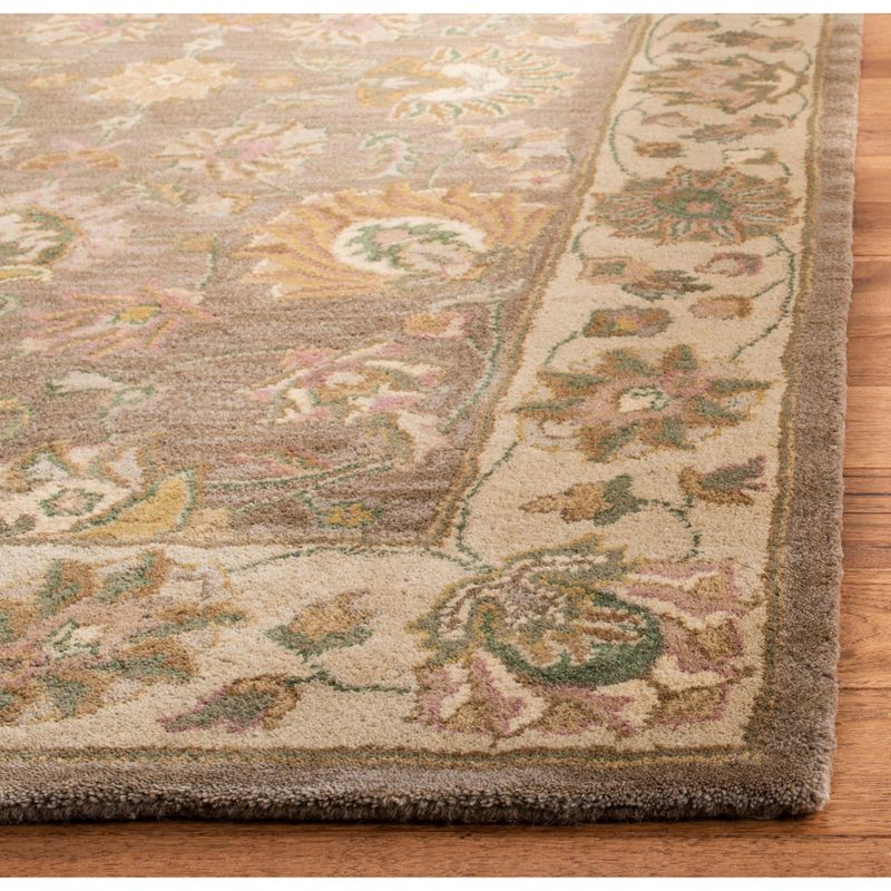 Heritage HG343 Hand Tufted Area Rug - Brown/Ivory - 7'6"x9'6" - Safavieh.