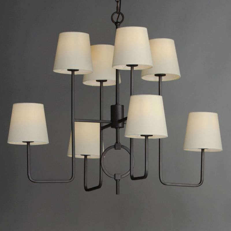Maxim Lighting Paoli 8 - Light Chandelier in  Charcoal Bronze