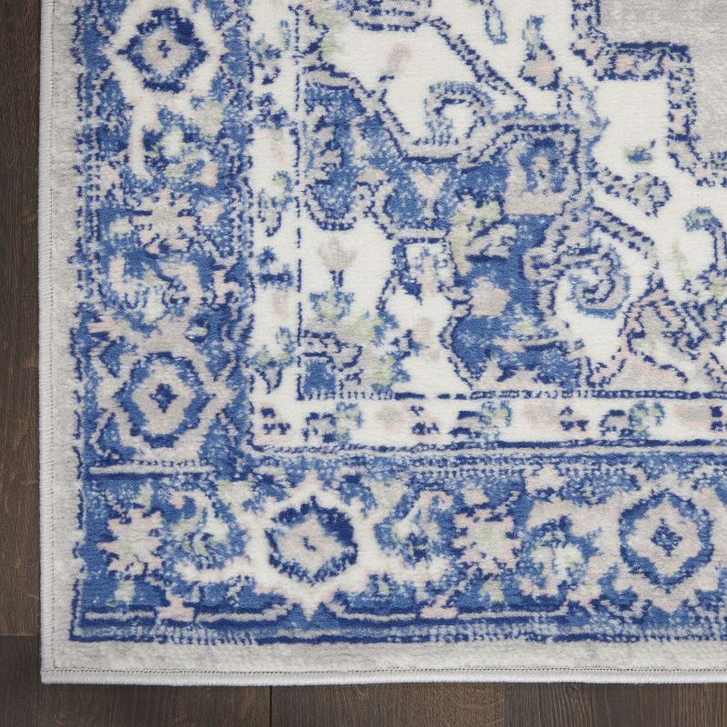 Nourison Whimsicle WHS03 Indoor only Area Rug - Grey Blue 8' x 10'