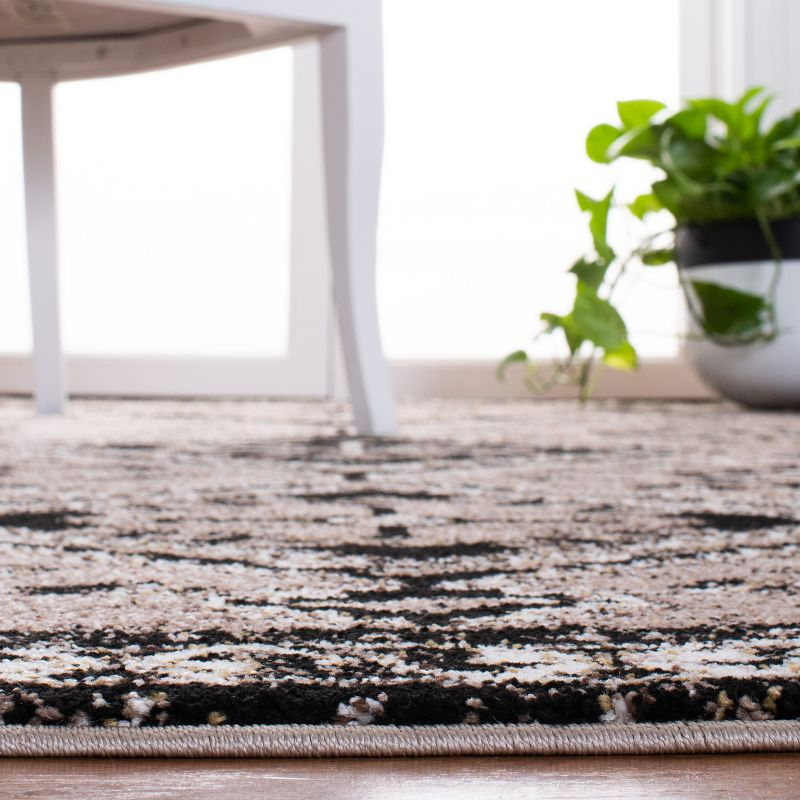 Vintage Hamadan VTH293 Power Loomed Accent Rug - Brown/Black - 2'7"x5' - Safavieh.