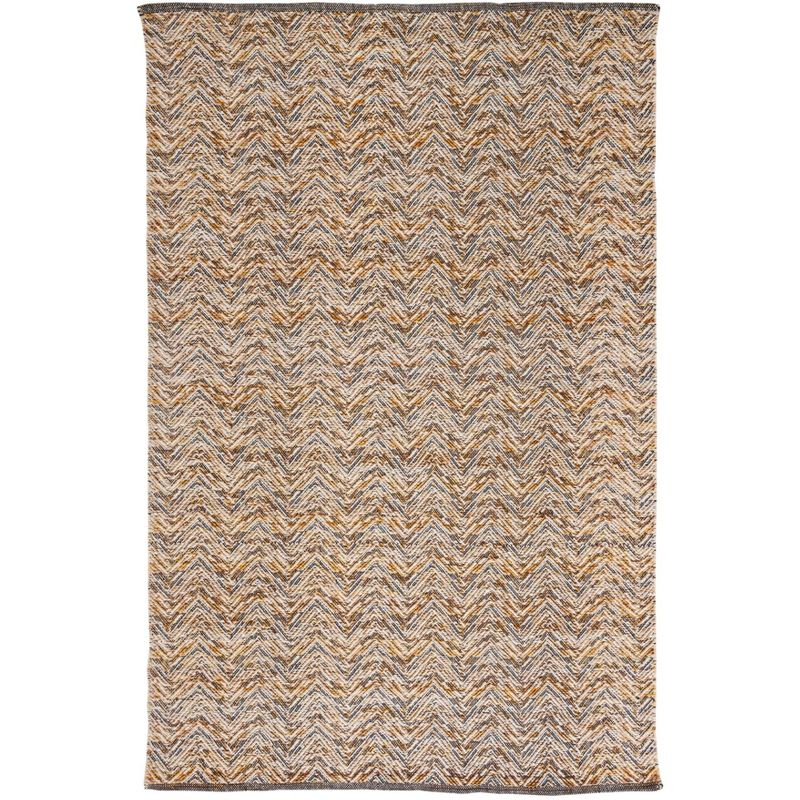 Kilim KLM729 Flat Weave Area Rug - Gold/Black - 5'x8' - Safavieh