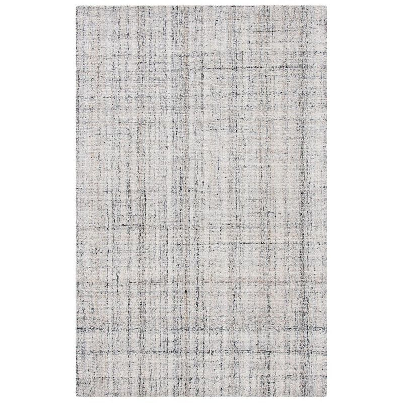 Abstract ABT141 Handmade Indoor Area Rug - Camel/Black - 5'x8' - Safavieh
