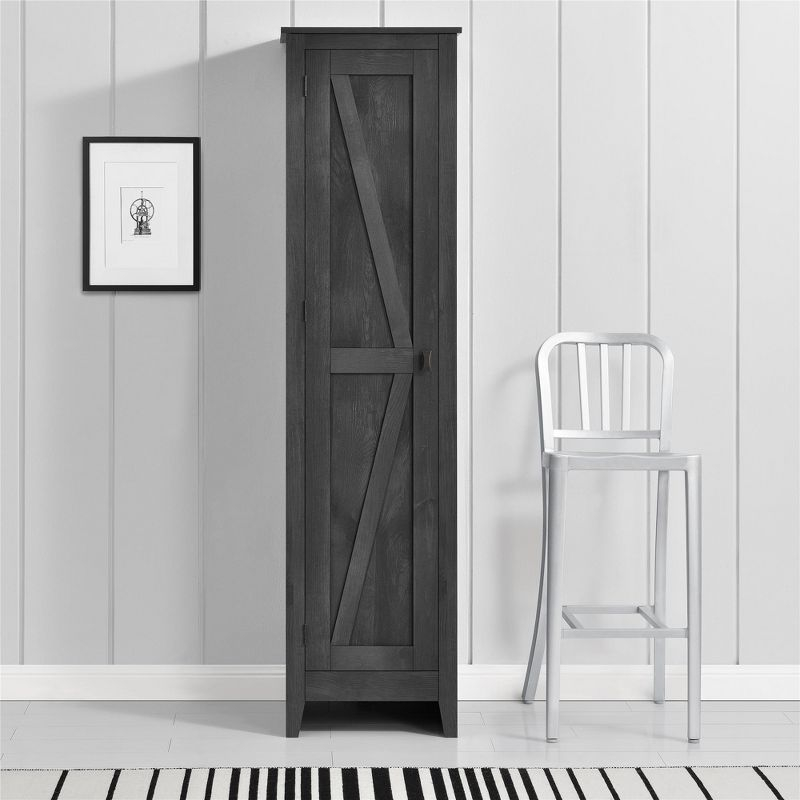 Farmington 18" Wide Storage Cabinet, Rustic Gray