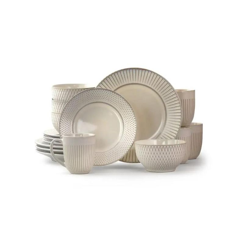 Ophelia & Co. Avelar 16 Piece Stoneware Dinnerware Set - Service for 4