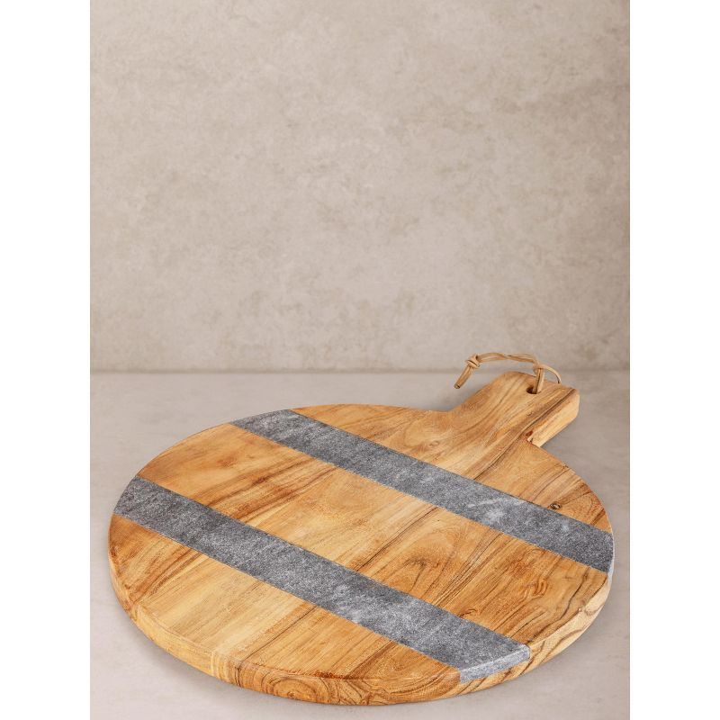 Mandawa Charcuterie Board - Gray, 23"