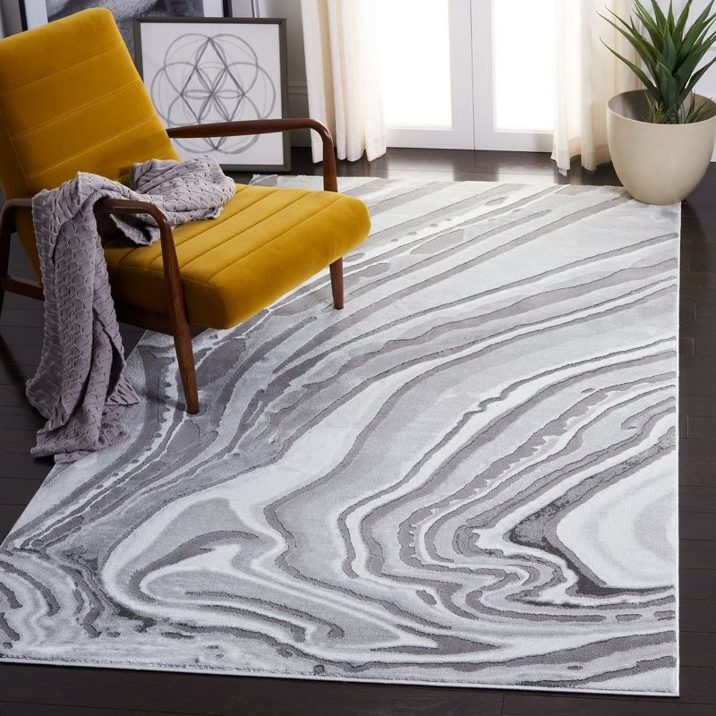 Craft CFT843 Loomed Indoor Area Rug - Light Grey/Grey - 8'x10' - Safavieh