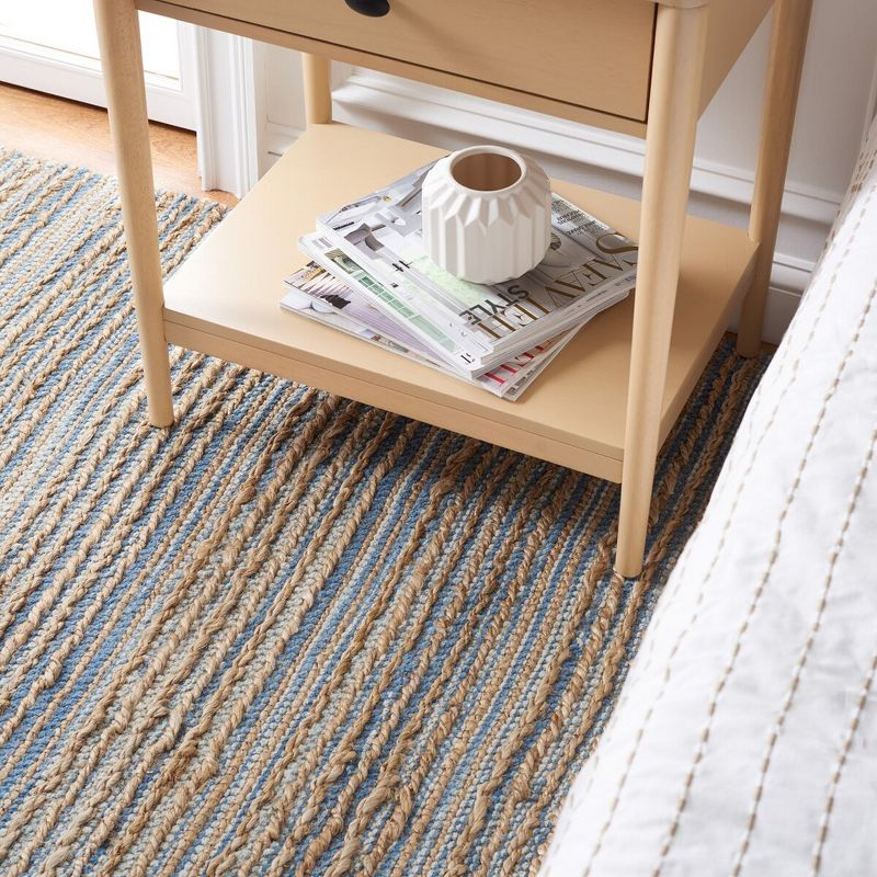 Cape Cod CAP851 Woven Indoor Area Rug - Blue - 6'x6' - Safavieh