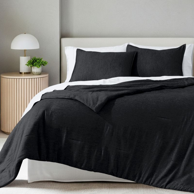 Bare Home Heathered Comforter Set - Ultra-Soft - Goose Down Alternative - All Season Warmth & Reviews | Wayfair