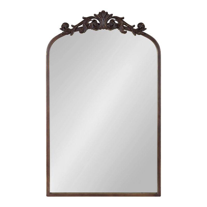 19" x 30.7" Arendahl Traditional Arch Decorative Wall Mirror Bronze - Kate & Laurel All Things Decor
