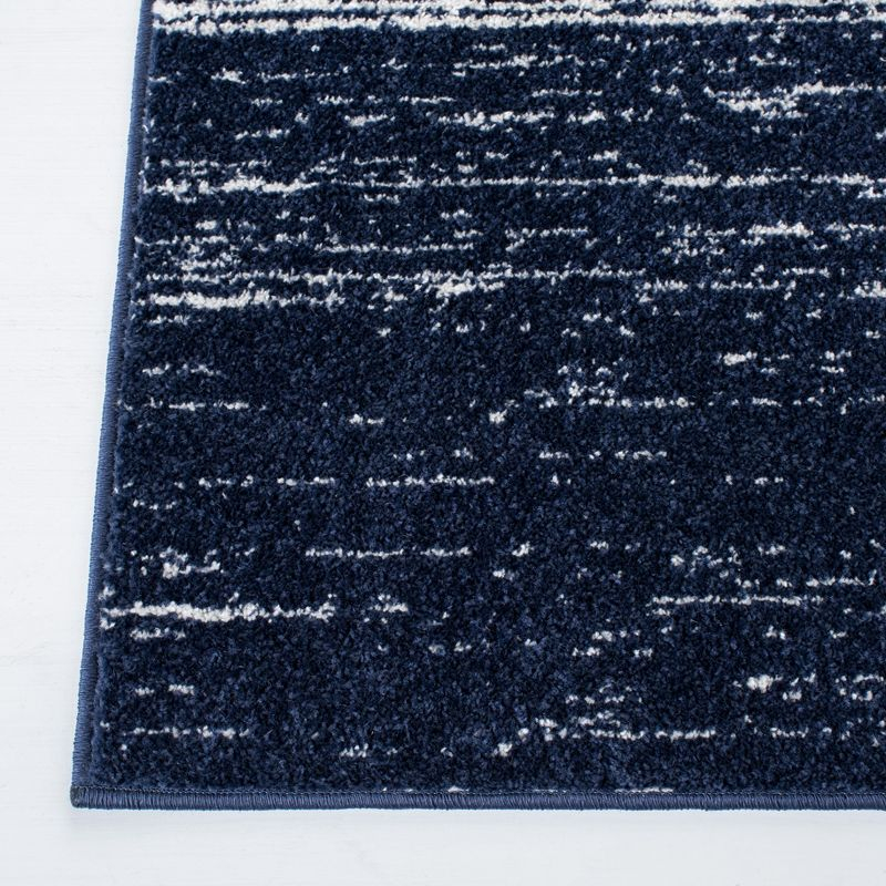 Adirondack ADR113 Machine Made Indoor Accent Rug - Navy/Ivory - 3'x5' - Safavieh