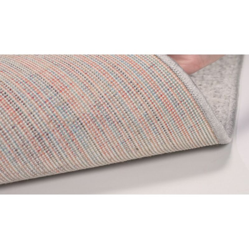 Adirondack ADR134 Machine Made Indoor Area Rug - Orange/Grey - 4'x4' - Safavieh