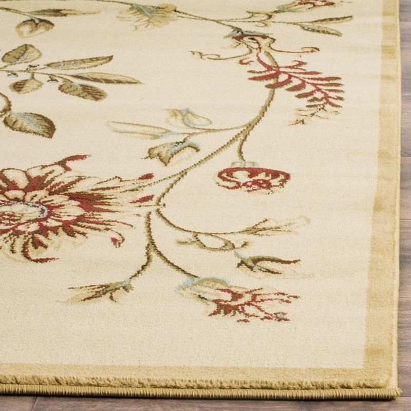 Lyndhurst LNH552 Power Loomed Area Rug - Ivory/Multi - 5'3"x7'6" - Safavieh.
