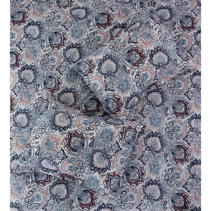 Modern Threads Printed Reversible Complete Bed Set Corsicana, Full