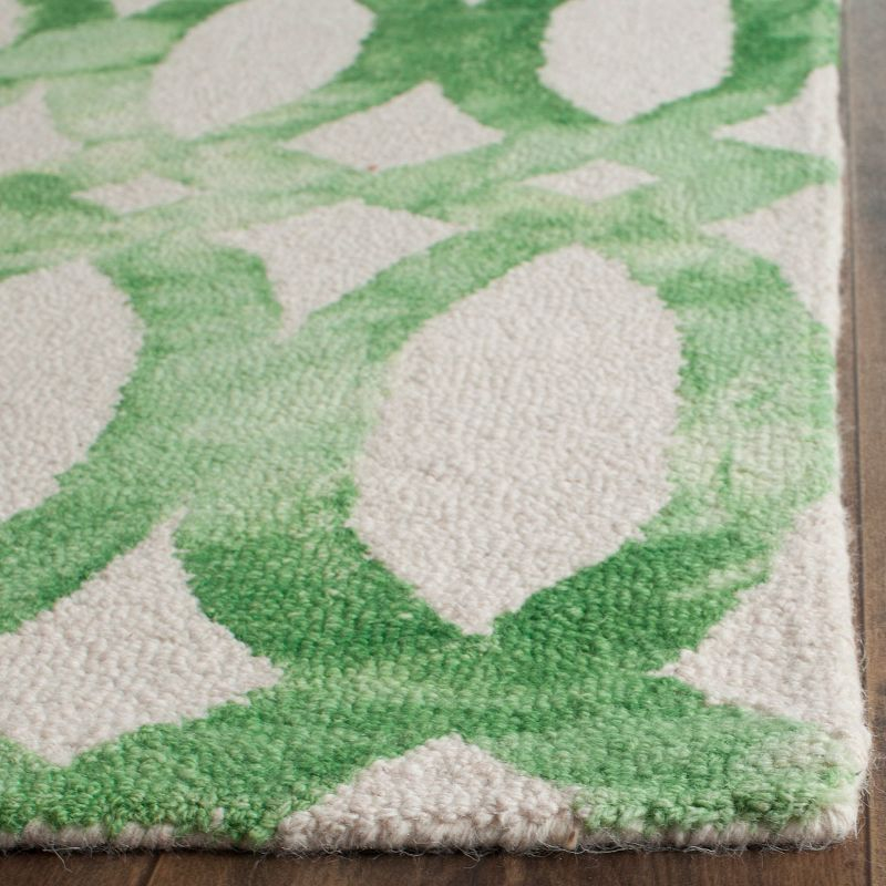 Dip Dye DDY675 Hand Tufted Runner Rug - Ivory/Green - 2'3"x6' - Safavieh.